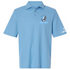 Staten Island Stealie Premium Unisex Polo — Design: Staten Island College of — Blue