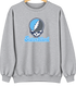 Staten Island Stealie Premium Unisex Crewneck — Design: Staten Island College of — Sport Grey