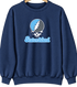 Staten Island Stealie Premium Unisex Crewneck — Design: Staten Island College of — Navy