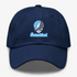 Staten Island Stealie Premium Unisex Dad Hat — Design: Staten Island College of — Navy