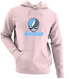 Staten Island Stealie Premium Unisex Hoodie — Design: Staten Island College of — Light Pink