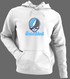 Staten Island Stealie Premium Unisex Hoodie — Design: Staten Island College of — White/Grey