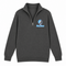 Staten Island Stealie Premium Unisex Quarter-Zip — Design: Staten Island College of — Charcoal