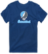 Staten Island Stealie Premium Unisex T-Shirt — Design: Staten Island College of — Navy