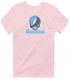 Staten Island Stealie Premium Unisex T-Shirt — Design: Staten Island College of — Light Pink