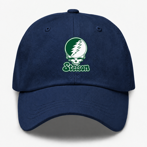 Stetson Stealie Premium Unisex Dad Hat — Design: Stetson University — Navy