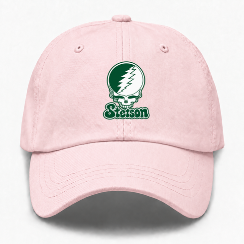 Stetson Stealie Premium Unisex Dad Hat — Design: Stetson University — Pink