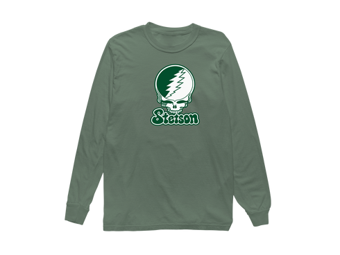 Stetson Stealie Premium Unisex Long-Sleeve — Design: Stetson University — Light Green