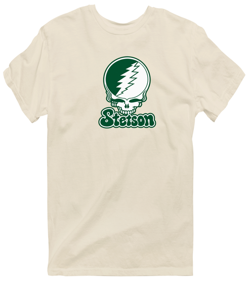 Stetson Stealie Premium Unisex T-Shirt — Design: Stetson University — Sand