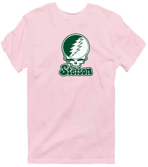 Stetson Stealie Premium Unisex T-Shirt — Design: Stetson University — Light Pink