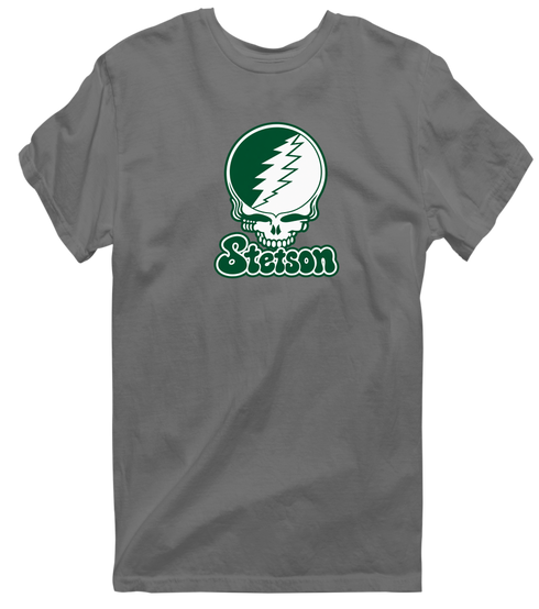 Stetson Stealie Premium Unisex T-Shirt — Design: Stetson University — Charcoal