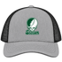 Stetson Stealie Premium Unisex Trucker Cap — Design: Stetson University — Heather Grey/Black