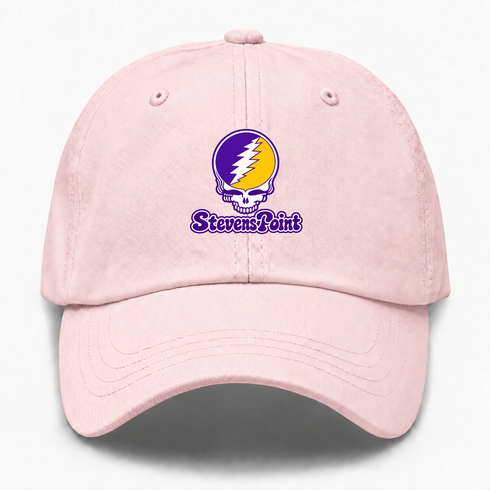 Steven Point Stealie Premium Unisex Dad Hat — Design: Wisconsin-Stevens Point University of — Pink
