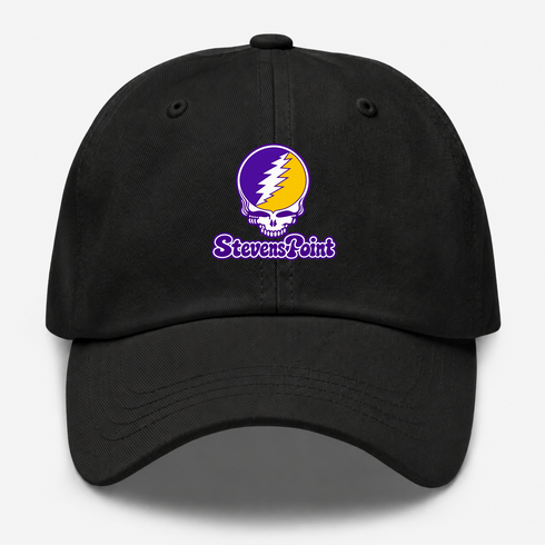 Steven Point Stealie Premium Unisex Dad Hat — Design: Wisconsin-Stevens Point University of — Black