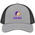 Steven Point Stealie Premium Unisex Trucker Cap — Design: Wisconsin-Stevens Point University of — Heather Grey/Black