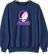 Stonehill Stealie Premium Unisex Crewneck — Design: Stonehill College — Navy