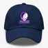Stonehill Stealie Premium Unisex Dad Hat — Design: Stonehill College — Navy