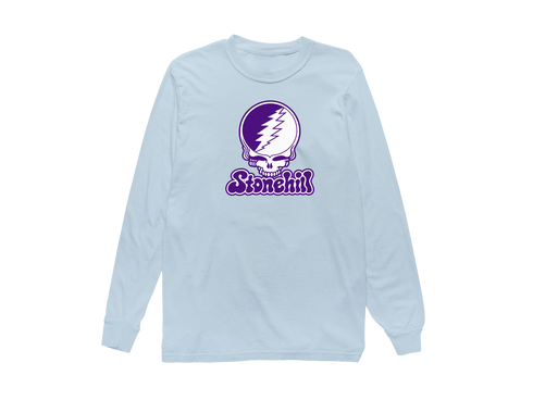 Stonehill Stealie Premium Unisex Long-Sleeve — Design: Stonehill College — Chambray