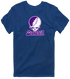 Stonehill Stealie Premium Unisex T-Shirt — Design: Stonehill College — Navy