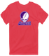 Stonehill Stealie Premium Unisex T-Shirt — Design: Stonehill College — Heather Red