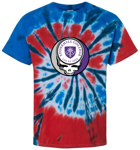 Stonehill College Stealie Tie-Dye T-Shirt