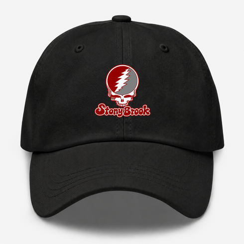 Stony Brook Stealie Premium Unisex Dad Hat — Design: Stony Brook University — Black