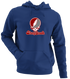 Stony Brook Stealie Premium Unisex Hoodie — Design: Stony Brook University — Navy