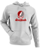 Stony Brook Stealie Premium Unisex Hoodie — Design: Stony Brook University — Sport Grey