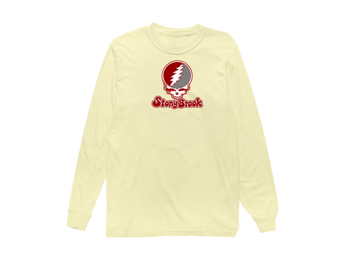 Stony Brook Stealie Premium Unisex Long-Sleeve — Design: Stony Brook University — Butter