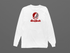 Stony Brook Stealie Premium Unisex Long-Sleeve — Design: Stony Brook University — White