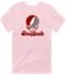 Stony Brook Stealie Premium Unisex T-Shirt — Design: Stony Brook University — Light Pink