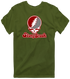 Stony Brook Stealie Premium Unisex T-Shirt — Design: Stony Brook University — Military Green