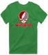 Stony Brook Stealie Premium Unisex T-Shirt — Design: Stony Brook University — Irish Green