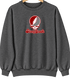 Stony Brook Stealie Premium Unisex Crewneck — Design: Stony Brook University — Dark Heather
