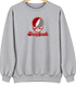 Stony Brook Stealie Premium Unisex Crewneck — Design: Stony Brook University — Sport Grey