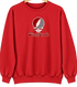 Stony Brook Stealie Premium Unisex Crewneck — Design: Stony Brook University — Red