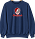 Stony Brook Stealie Premium Unisex Crewneck — Design: Stony Brook University — Navy