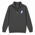 Stout Stealie Premium Unisex Quarter-Zip — Design: Wisconsin-Stout University of — Charcoal