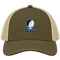 Stout Stealie Premium Unisex Trucker Cap — Design: Wisconsin-Stout University of — Moss/Khaki