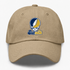 Suffolk Stealie Premium Unisex Dad Hat — Design: Suffolk University — Khaki