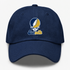 Suffolk Stealie Premium Unisex Dad Hat — Design: Suffolk University — Navy