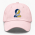 Suffolk Stealie Premium Unisex Dad Hat — Design: Suffolk University — Pink
