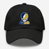 Suffolk Stealie Premium Unisex Dad Hat — Design: Suffolk University — Black