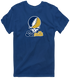 Suffolk Stealie Premium Unisex T-Shirt — Design: Suffolk University — Navy