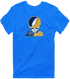 Suffolk Stealie Premium Unisex T-Shirt — Design: Suffolk University — Royal