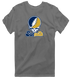 Suffolk Stealie Premium Unisex T-Shirt — Design: Suffolk University — Charcoal