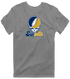 Suffolk Stealie Premium Unisex T-Shirt — Design: Suffolk University — Dark Heather
