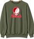 Plattsburgh Stealie Premium Unisex Crewneck — Design: SUNY Plattsburgh — Military Green