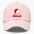 Plattsburgh Stealie Premium Unisex Dad Hat — Design: SUNY Plattsburgh — Pink