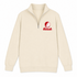 Plattsburgh Stealie Premium Unisex Quarter-Zip — Design: SUNY Plattsburgh — Sand
